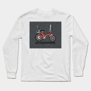 Raleigh Chopper MK2, Infra Red Long Sleeve T-Shirt